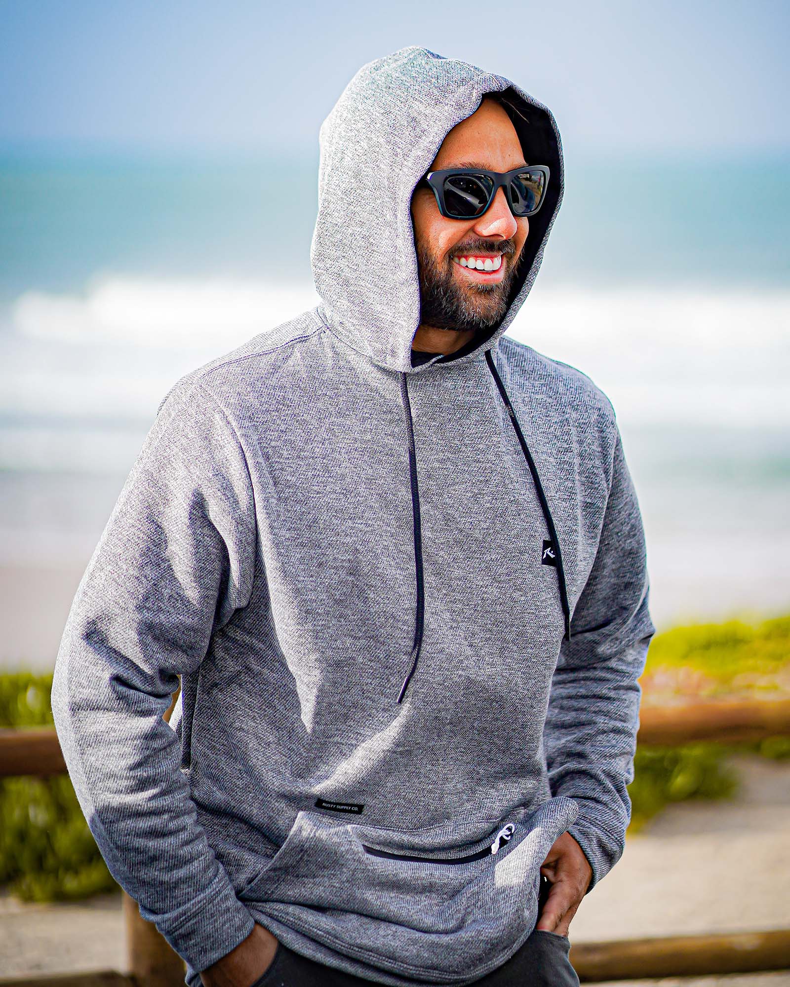 Moletom Canguru Rusty Shades Cinza – RustyBrasil