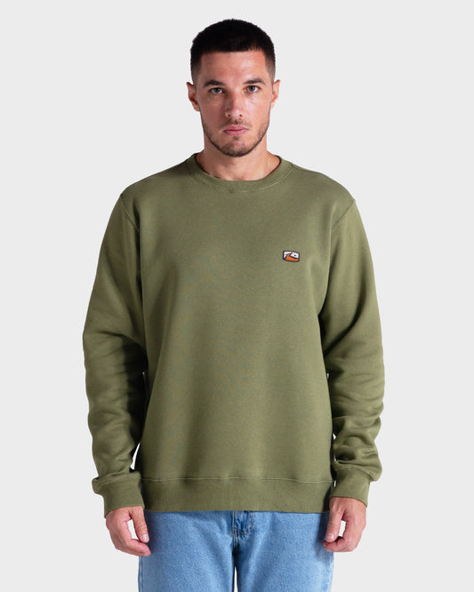 Moletom Careca Rusty Color Box Verde Oliva