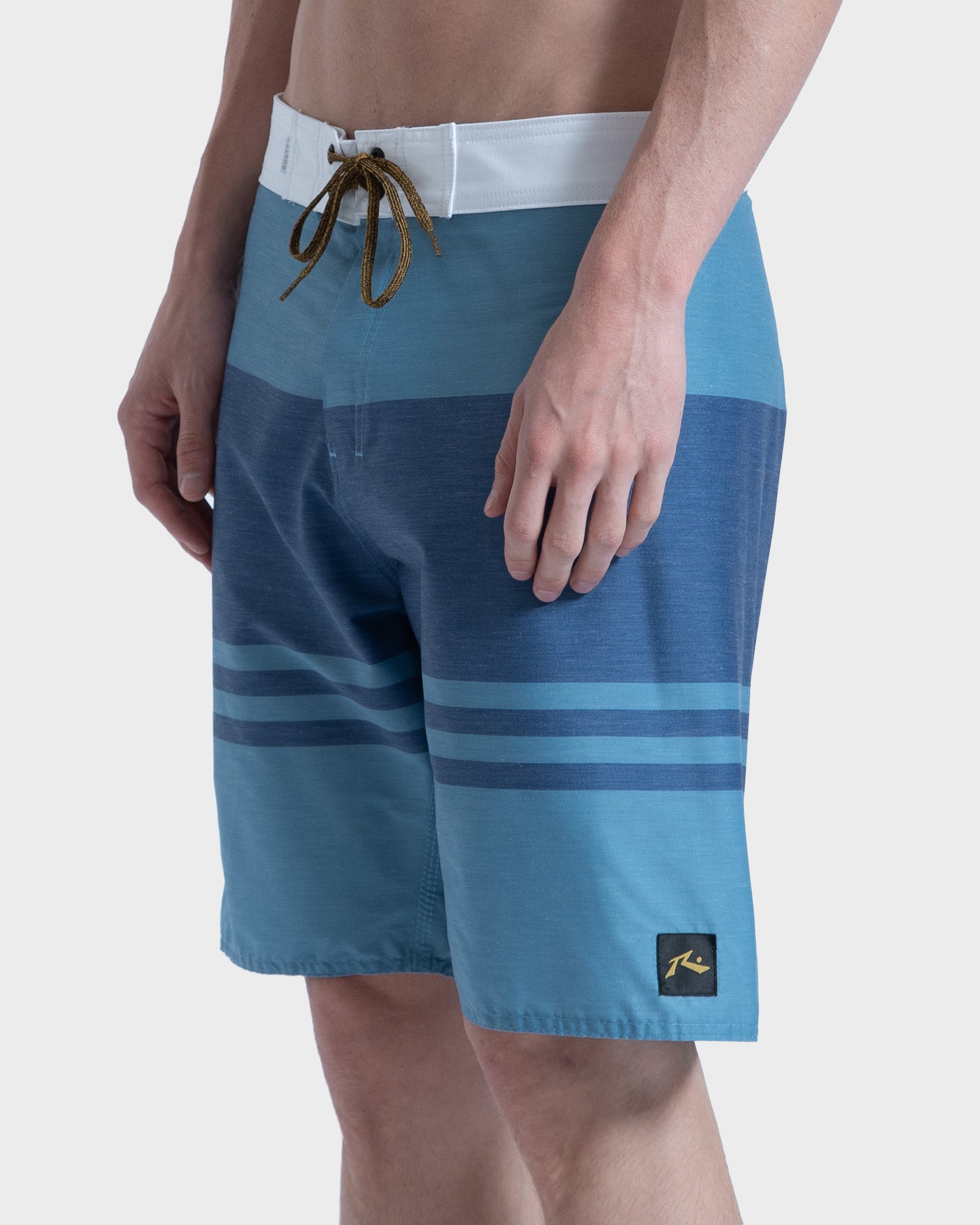 Men's RUSTY Brand Board Shorts Size 30 Blue Black and White