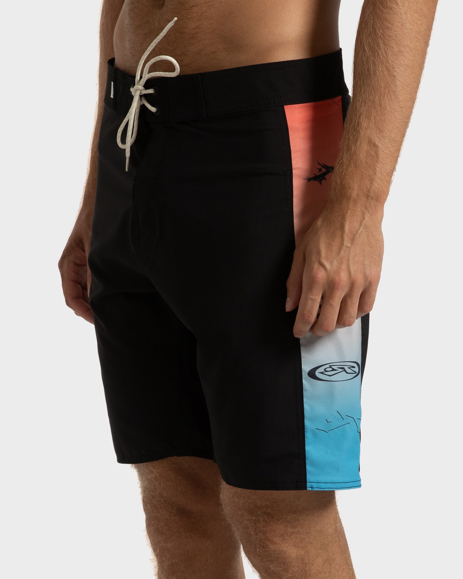 Boardshort Rusty 20'' Order Preto – RustyBrasil