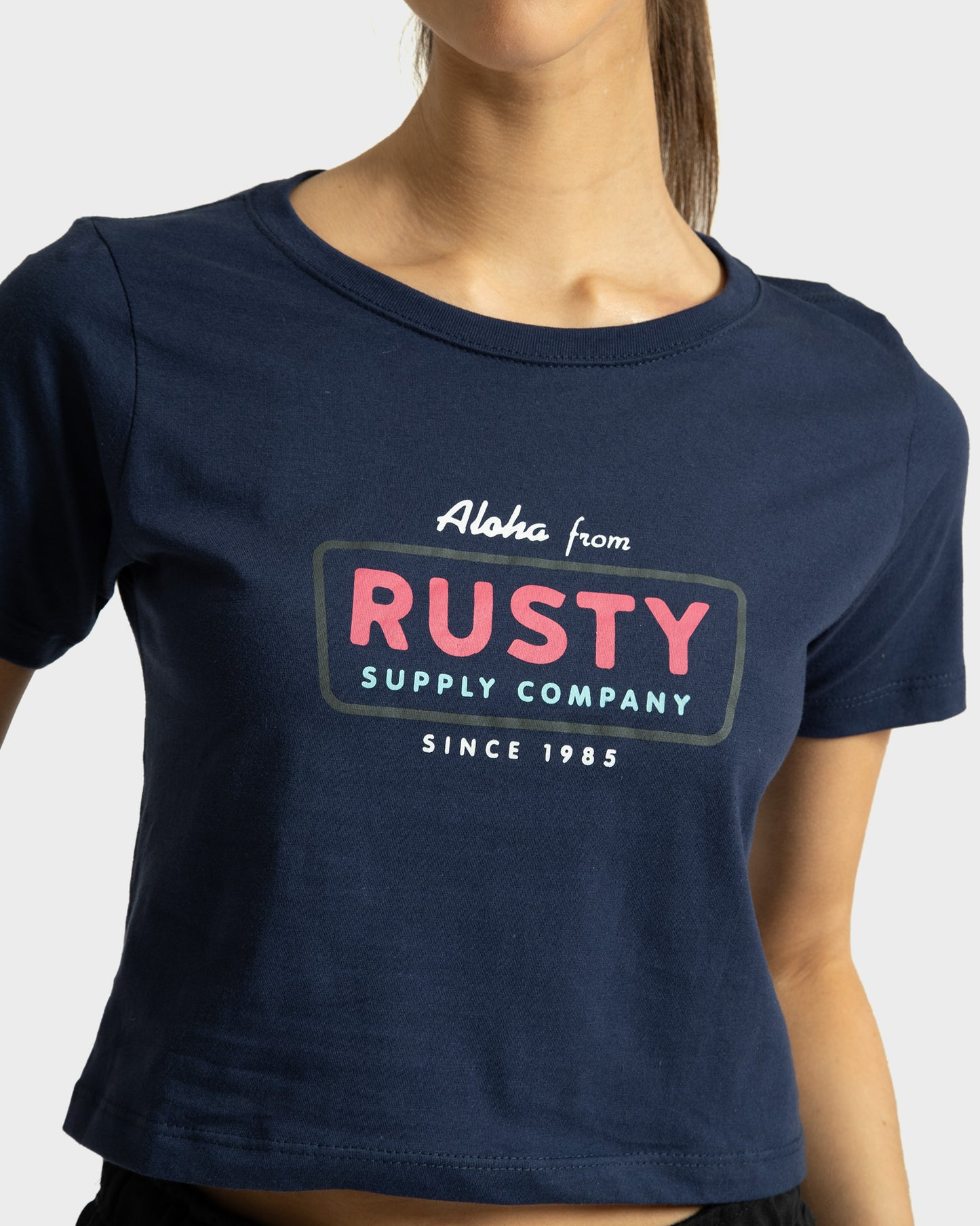 Camiseta Rusty Aloha Marinho