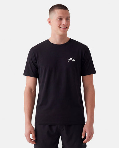 Camiseta Manga Curta Rusty Boards Preta