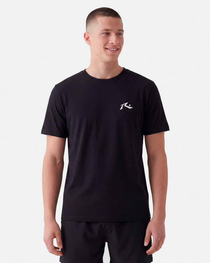Camiseta Manga Curta Rusty Boards Preta