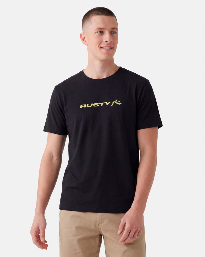 Camiseta Manga Curta Preta Rusty Stick