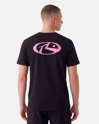 Camiseta Manga Curta Rusty Shutdown Preta