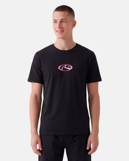 Camiseta Manga Curta Rusty Shutdown Preta