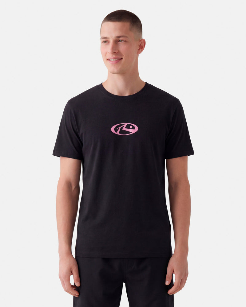 Camiseta Manga Curta Rusty Shutdown Preta