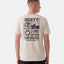Camiseta Manga Curta Rusty Woodcut Bege