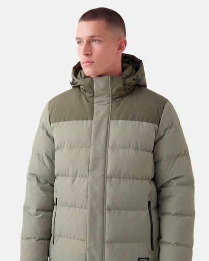 Jaqueta Rusty LV Stroop Verde com Capuz