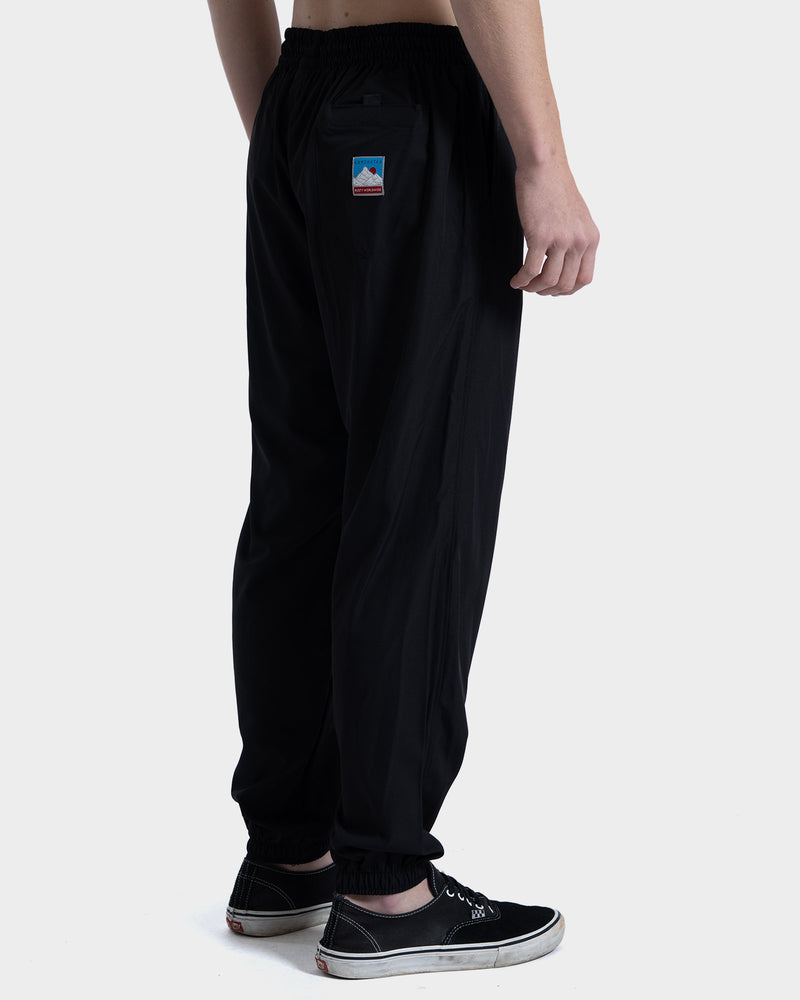 Calça Rusty Especial Drive Preta em Moletom com Ajuste em Elástico