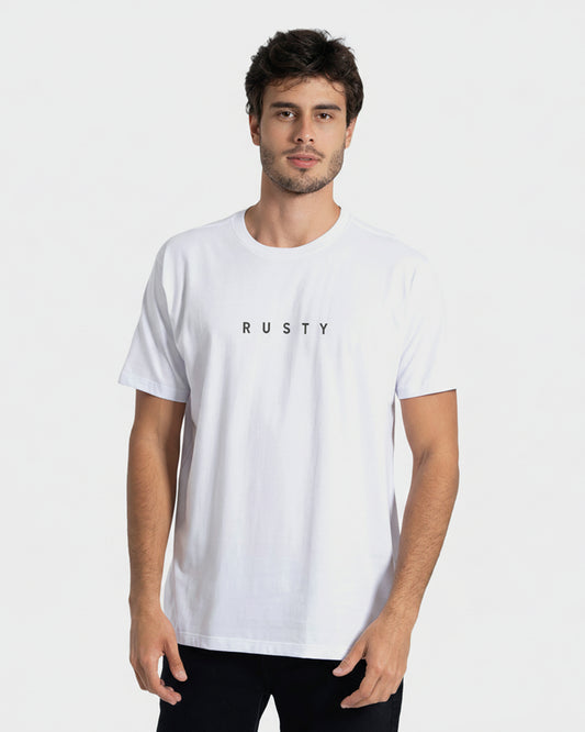 Camiseta Rusty Short Cut Branco
