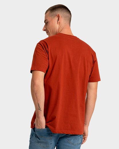 Camiseta Manga Curta Rusty Jetsetter Vermelha