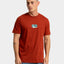Camiseta Manga Curta Rusty Color Box Vermelha