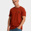Camiseta Rusty Essential Manga Curta Vermelho