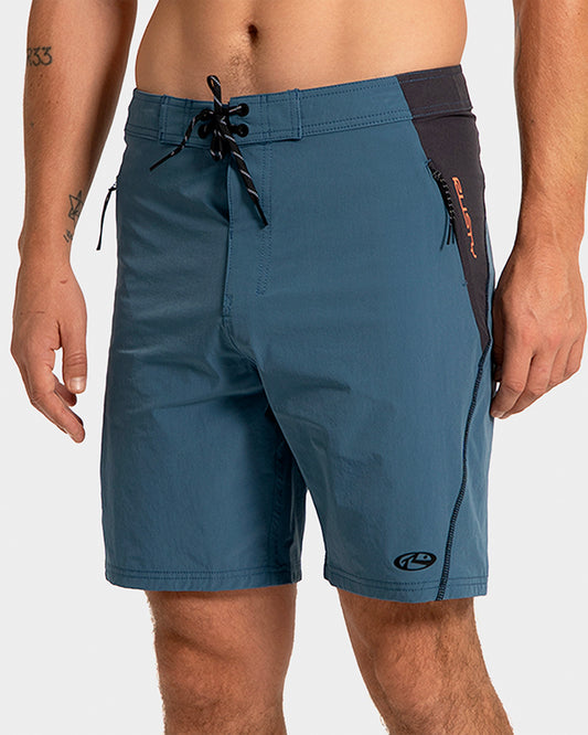 Boardshorts Importado Rusty Valen Azul Stretch 19"