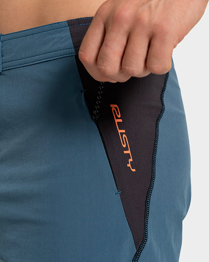 Boardshorts Importado Rusty Valen Azul Stretch 19"