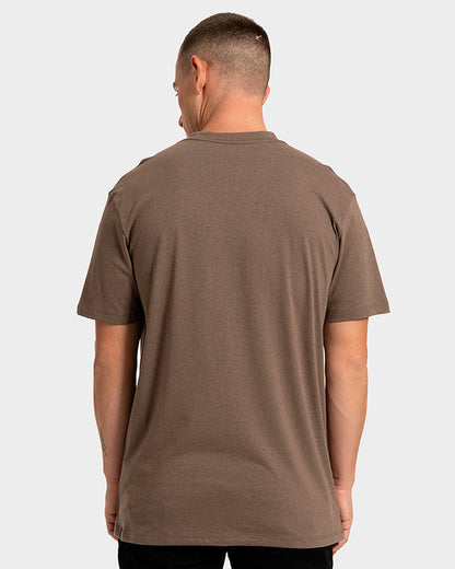 Camiseta Especial Manga Curta Rusty Speckle Marrom