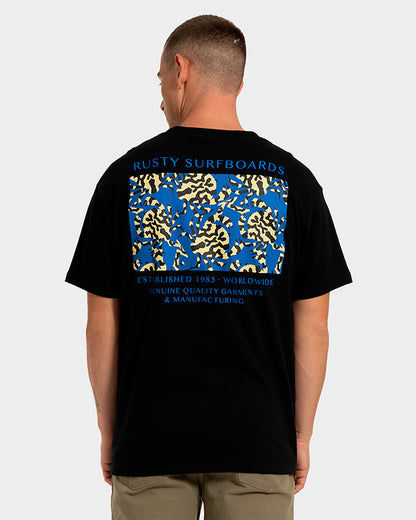 Camiseta Especial Rusty Crab Manga Curta Preta