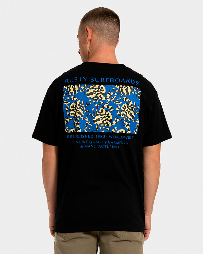 Camiseta Especial Rusty Crab Manga Curta Preta