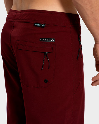 Boardshorts Rusty Importado Pulse Vermelho Escuro