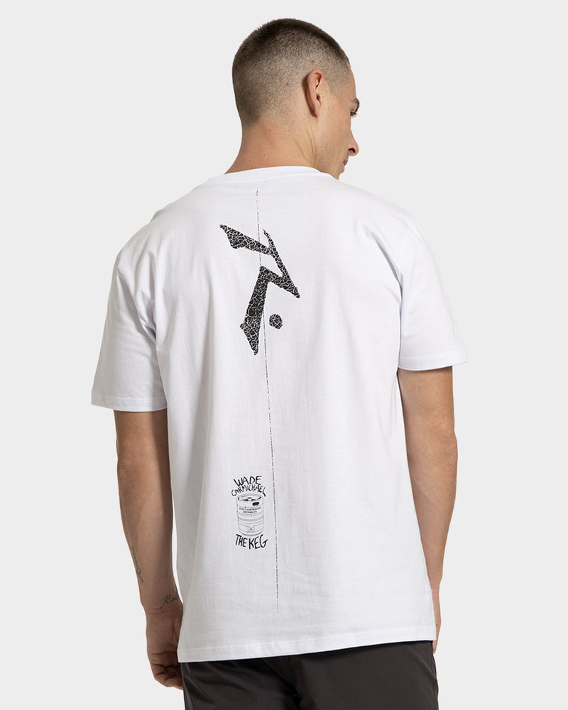 Camiseta Manga Curta Rusty The Keg Branca