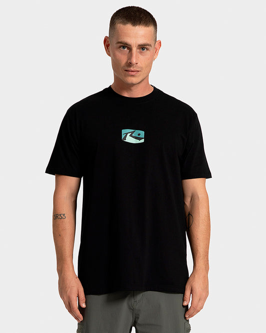 Camiseta Manga Curta Rusty Color Box Preta
