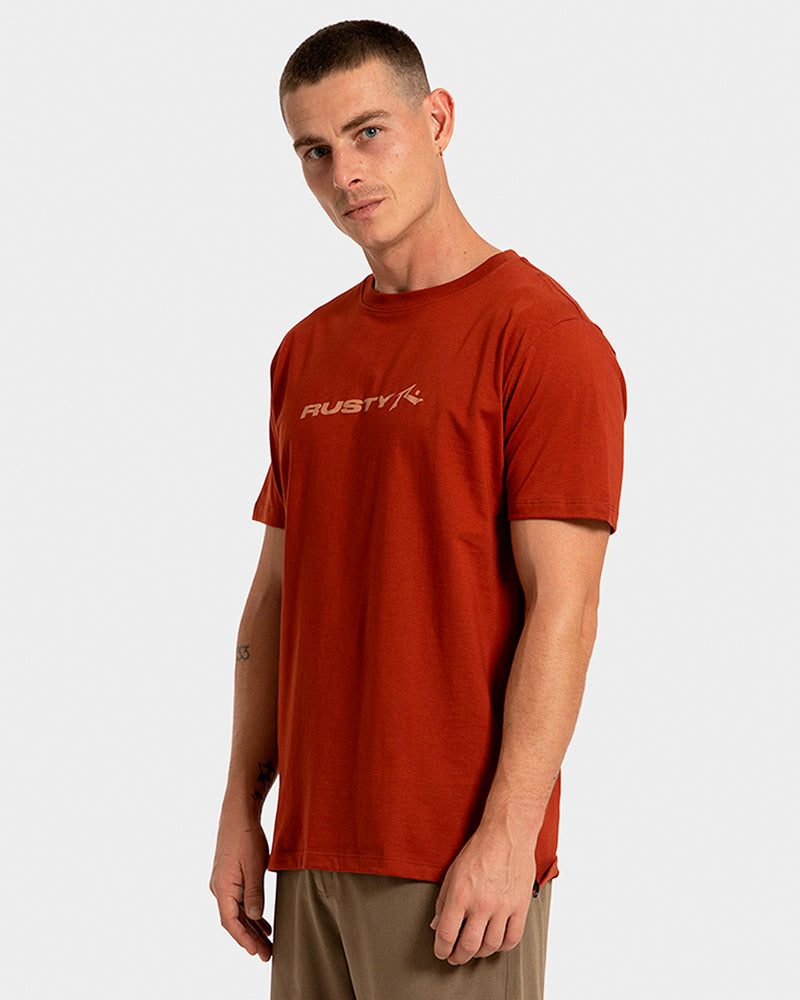 Camiseta Manga Curta Rusty Stick Vermelha