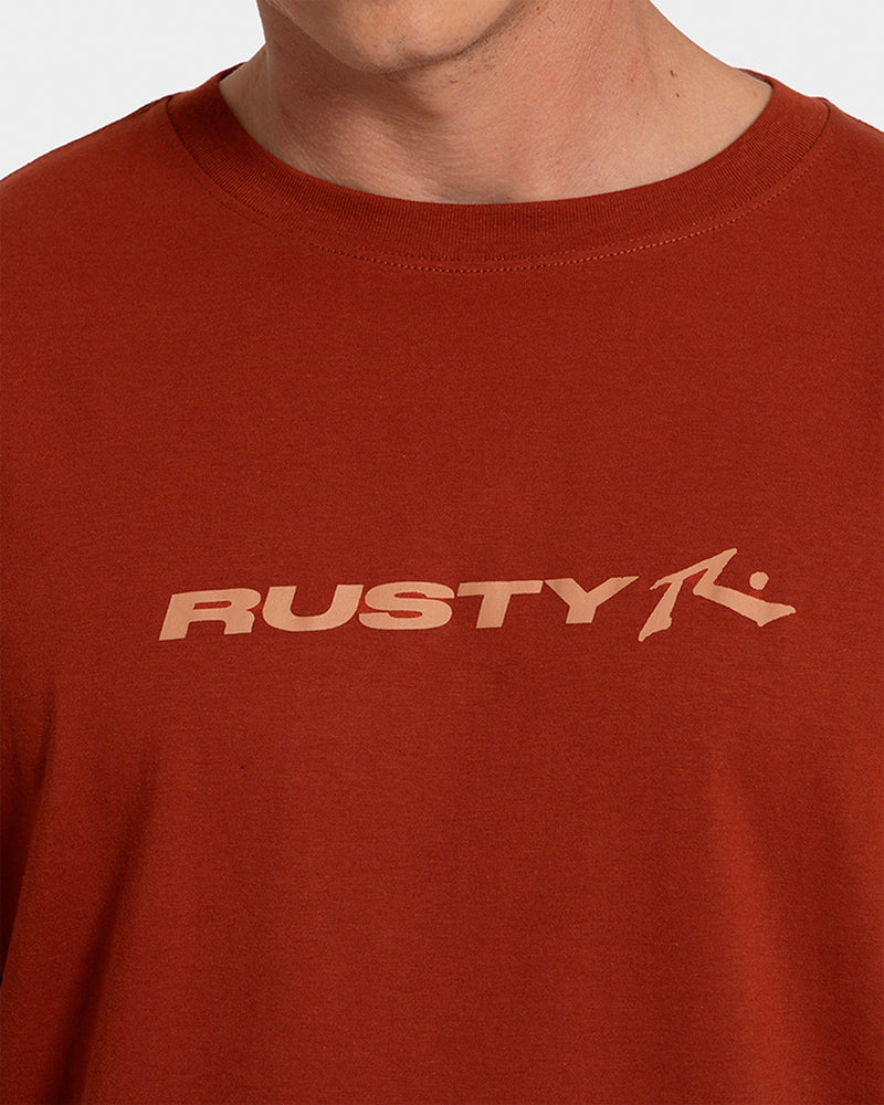 Camiseta Manga Curta Rusty Stick Vermelha