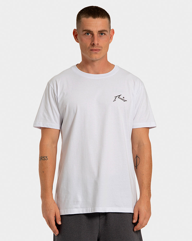Camiseta Manga Curta Rusty Chalk Branca