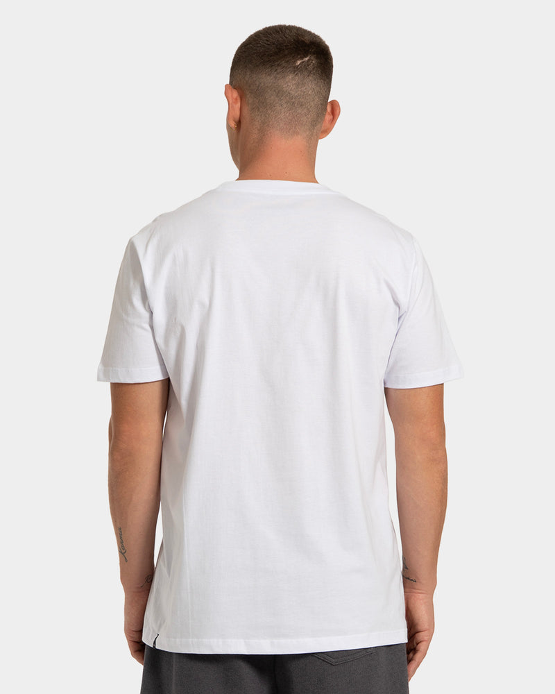 Camiseta Manga Curta Branca Rusty Stick