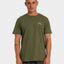 Camiseta Manga Curta Rusty Chalk Verde Folha