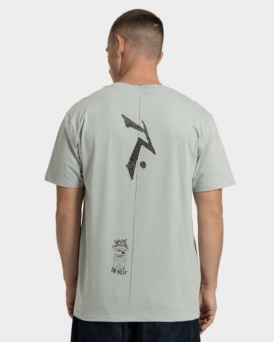 Camiseta Manga Curta Rusty The Keg Verde Claro
