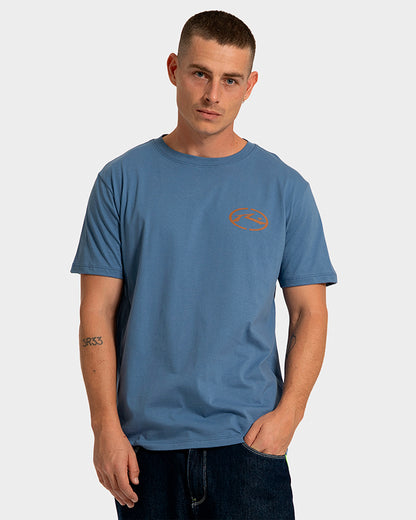 Camiseta Manga Curta Rusty Crab Azul