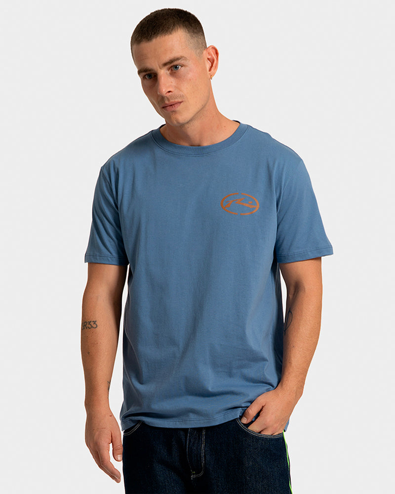 Camiseta Manga Curta Rusty Crab Azul