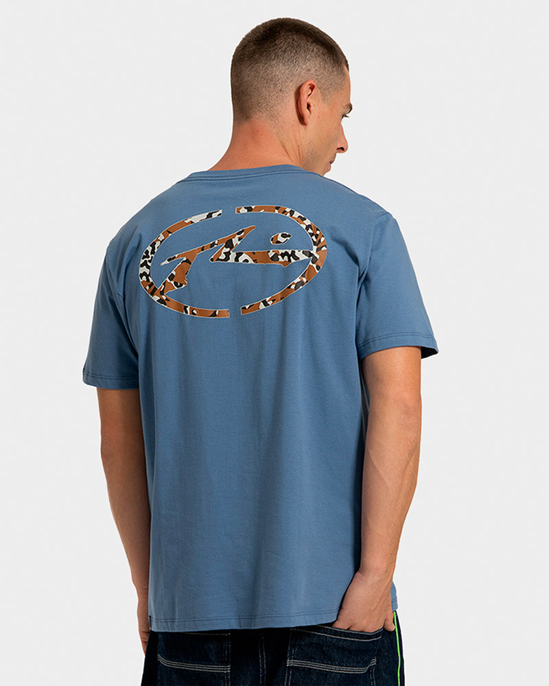 Camiseta Manga Curta Rusty Crab Azul