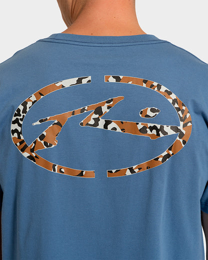 Camiseta Manga Curta Rusty Crab Azul