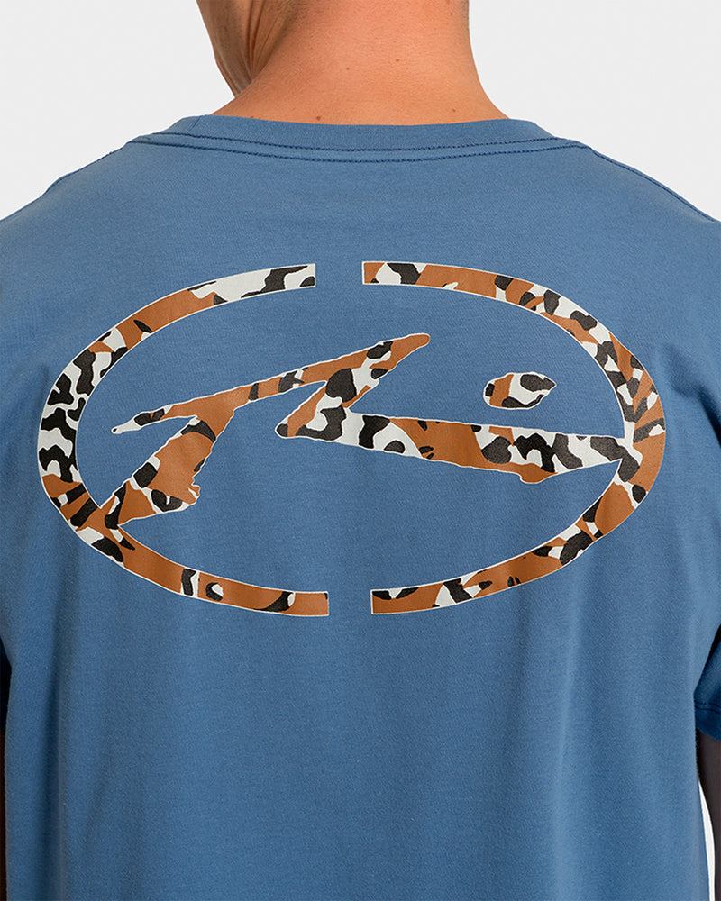 Camiseta Manga Curta Rusty Crab Azul