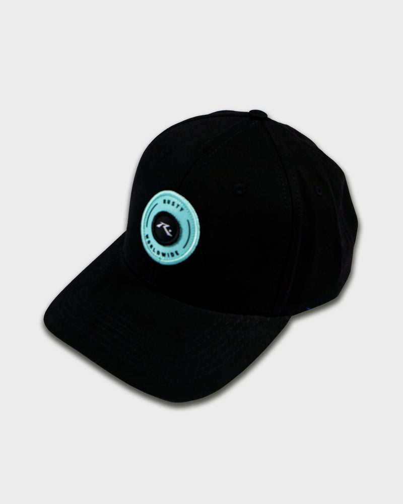 Boné Aba Curva Preto Rusty Worldwide