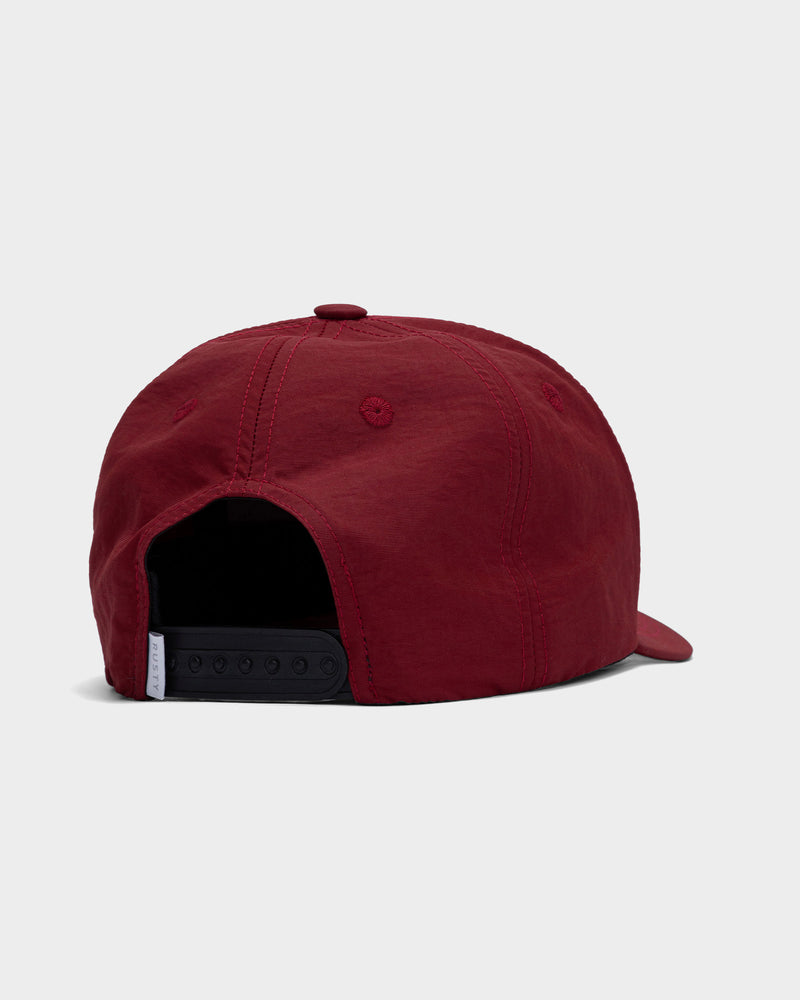 Boné Aba Curva Masculino Rusty Bordô em Nylon com Bordado