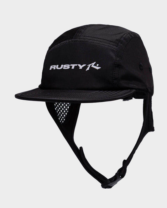 Boné Rusty Surf Preto Ajustável com Fivela