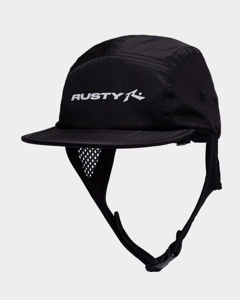 Boné Rusty Surf Preto Ajustável com Fivela