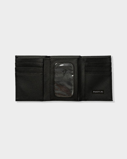 Carteira Preta Masculina Rusty Canvas