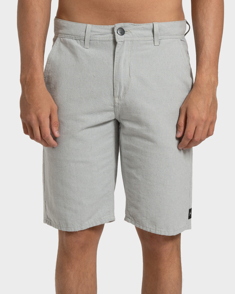 Bermuda Sarja Eco Rusty Cinza Claro