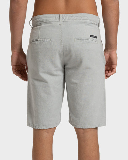 Bermuda Sarja Eco Rusty Cinza Claro