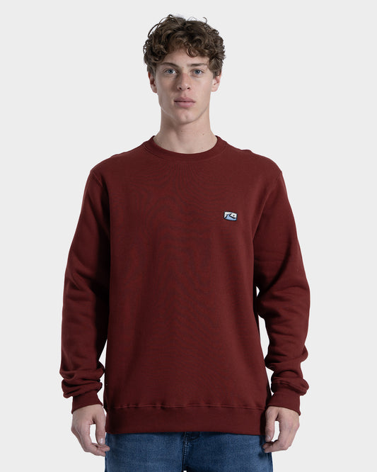 Moletom Careca Rusty Color Box Bordô