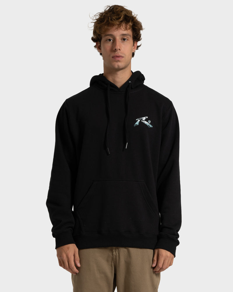 Moletom Canguru Rusty Shared Preto