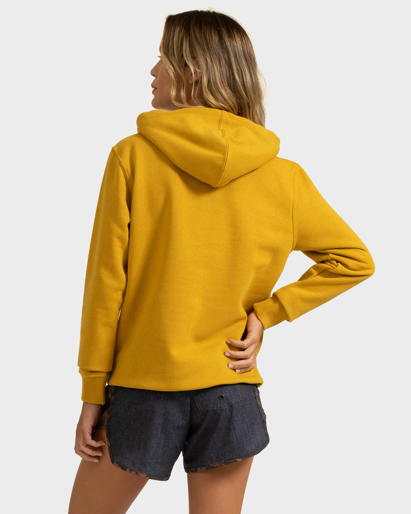 Moletom Canguru Rusty Emboss Amarelo