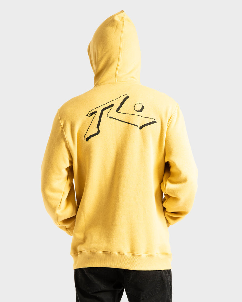 Moletom Canguru Rusty Competition Amarelo