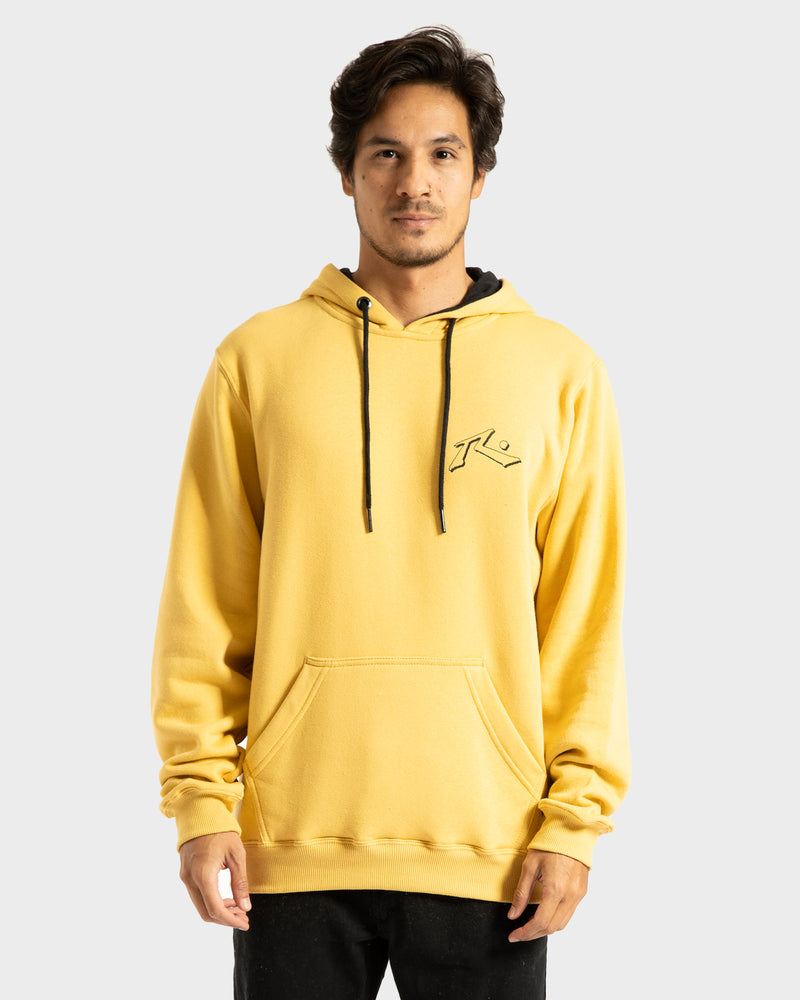 Moletom Canguru Rusty Competition Amarelo