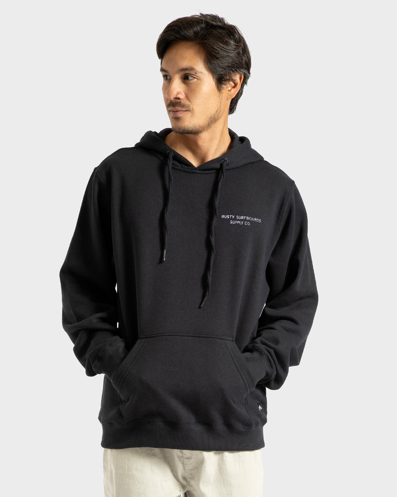 Moletom Canguru Rusty Natty Preto